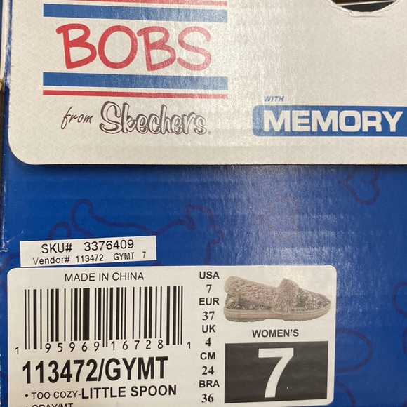 BOB from Skechers memory foam CAT slippers, size 7. - Picture 5 of 6